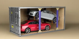 Storing-A-Car-in-a-Shipping-Container.jpg-300x149 شحن السيارات من جميع الولايات الامريكية